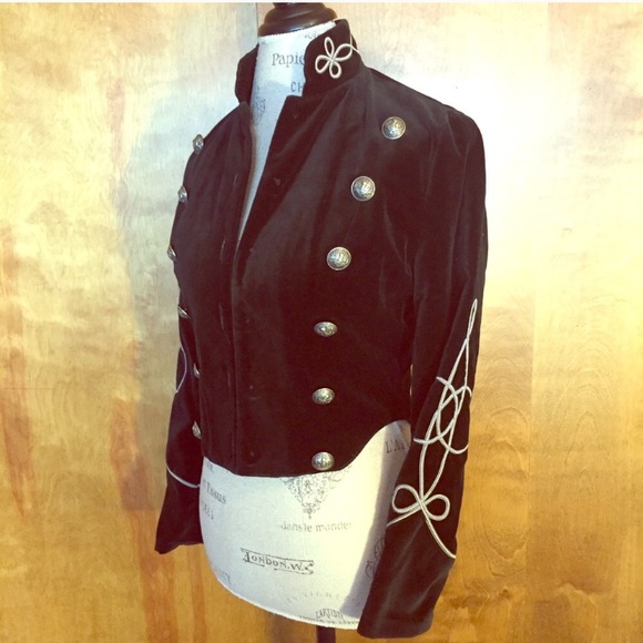 Double D Ranch Jackets & Blazers - Double D Ranch black velvet embroidered jacket S